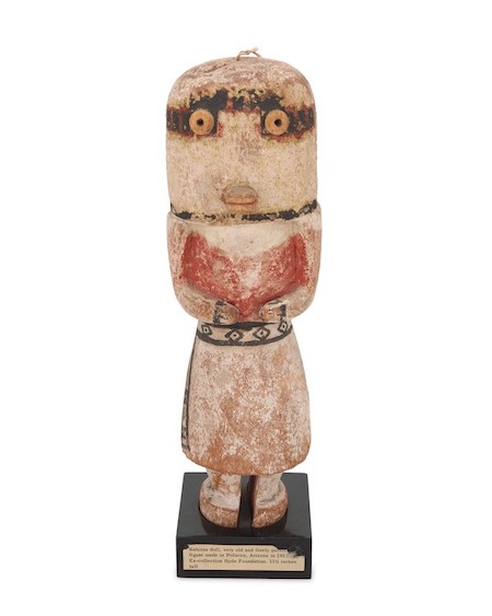 Hopi katsina figure, circa 1913-1918, estimated at $3,000-$5,000 