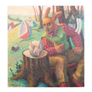 Robert Jessup, ‘Rabbit Lecturing to a Hare,’ $18,150