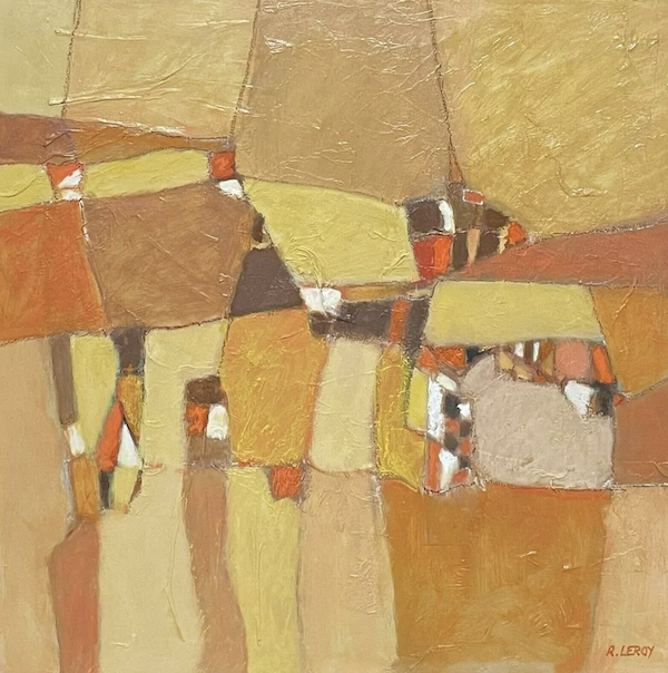 Rene Leroy, ‘Abstract Cubist Composition,’ estimated at $1,000-$1,200
