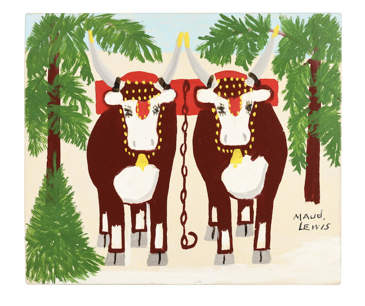 Maud Lewis, ‘Oxen in Winter,’ CA$23,600