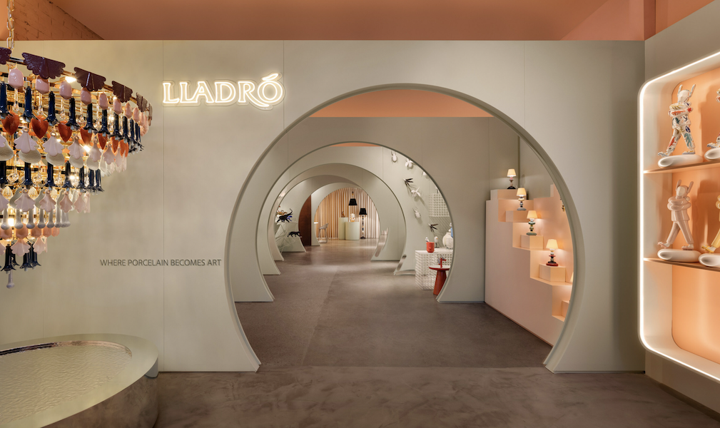 Lladro, the 70-year-old Spanish porcelain firm, has opened a concept store in New York City. Image courtesy of Lladro