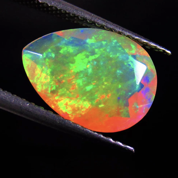 Natural multicolor opal, 2.45 carats, estimated at $60-$70
