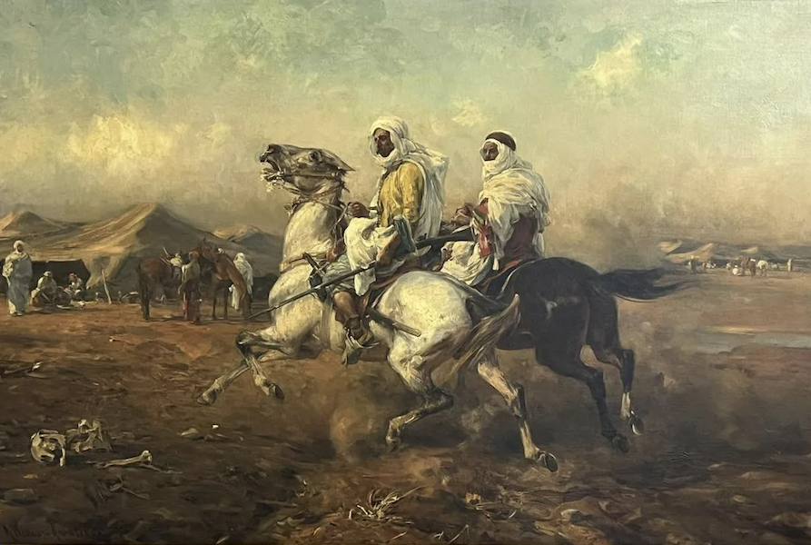 Alfred von Wierusz-Kowalkski, ‘Bedouin Camp,’ $94,875