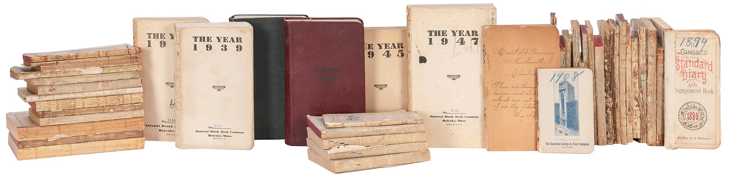 Lot of 50 diaries kept by magician Karl Germain, $36,000