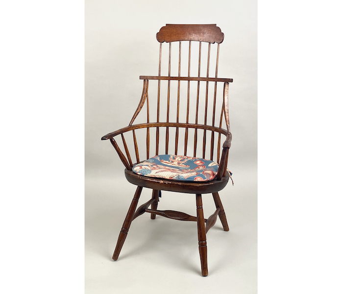 Vermont Windsor comb back arm chair, estimated at $50-$5,000 