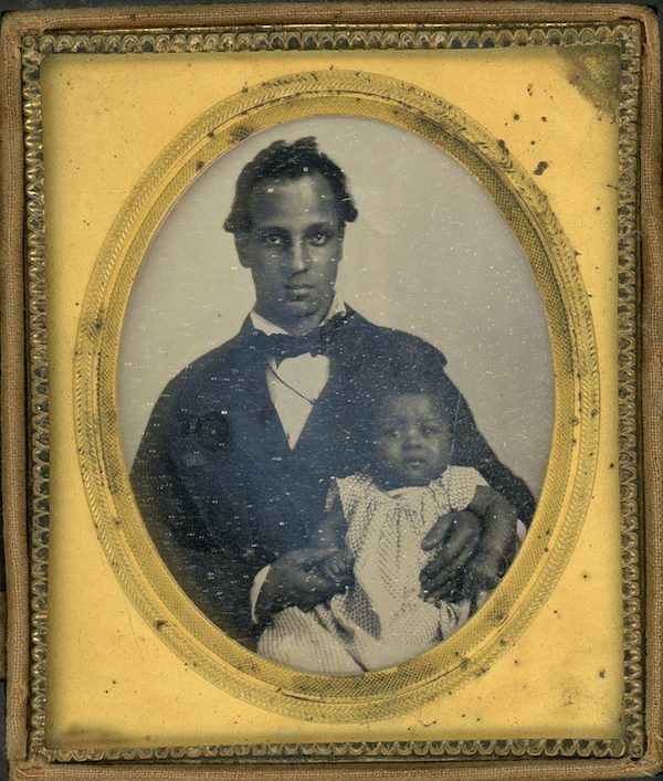 Unknown, ‘Father and Child,’ circa 1850. Daguerreotype. Collection of Greg French. Courtesy of the Wadsworth Atheneum Museum of Art