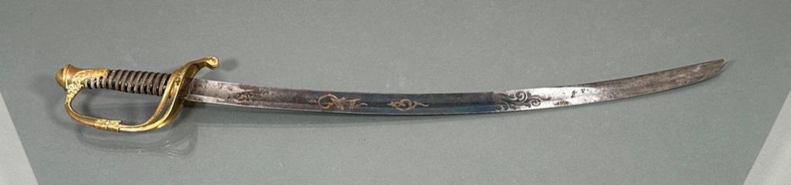 Circa-1840-1850 non-regulation Infantry officer’s sword by J.H. Lambert, estimated at $900-$1,200