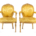 Pair of George III carved gilt wood armchairs, $56,700