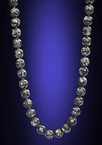 NWA 12691, the lunar necklace, $201,600. Image courtesy of Christie’s Images Ltd. 2023