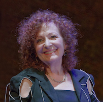Artist and photographer Nan Goldin in an image taken in March 2023. ‘All the Beauty and the Bloodshed,’ a documentary biopic on Goldin’s life and her efforts to pressure museums to remove the Sackler name from their buildings due to the family’s connections with the opioid crisis, has been nominated for a 2023 Academy Award. Image courtesy of Wikimedia Commons, photo credit Elena Ternovaja. Shared under the Creative Commons Attribution-Share Alike 3.0 Unported license.