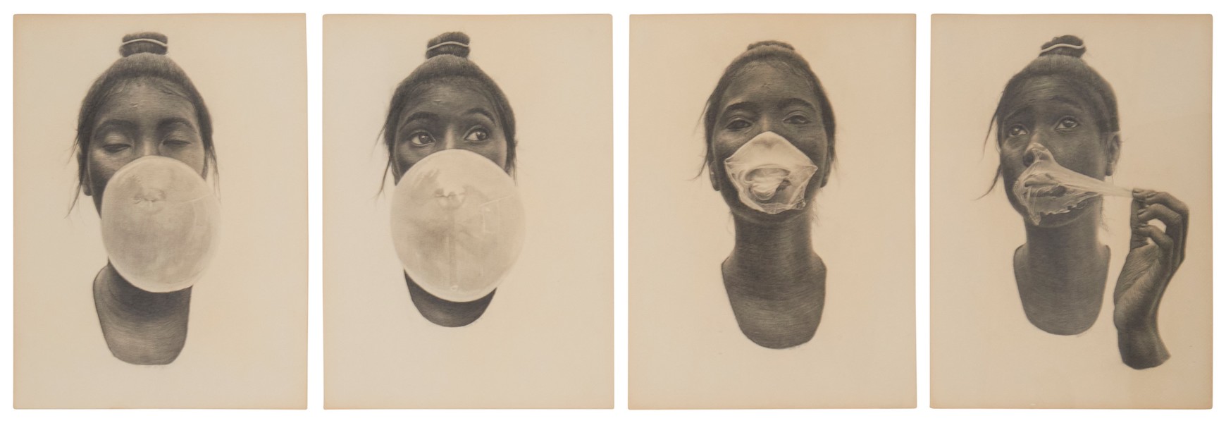 Richard Wyatt Jr., ‘Bubblegum Problems,’ estimated at $5,000-$7,000. Image courtesy of John Moran Auctioneers
