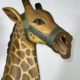 Carved and painted carousel giraffe, crafted circa 1910 by Gustav and William Dentzel, estimated at $5,000-$10,000