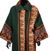 One of two unlabeled coats by Arthur McGee, 1970s-1980s, together estimated at $3,000-$4,000