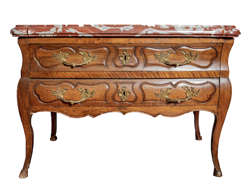 Early 18th-century French Regence period commode, estimated at $4,000-$6,000