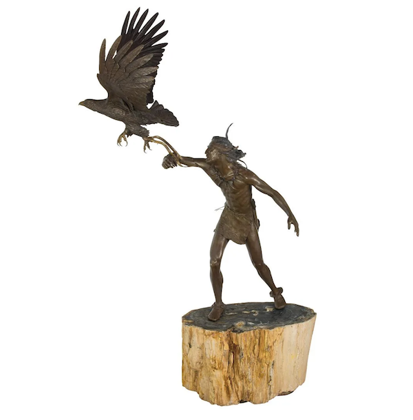 Douglas Van Howd, ‘Friends of Freedom,’ estimated at $10,000-$15,000. Image courtesy of Clars Auction Gallery