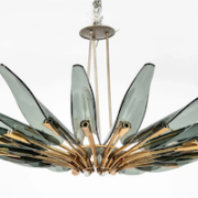 Sixteen-light Dahlia chandelier by Max Ingrand for Fontana Arte, $47,250