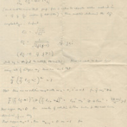 Two pages of recreational math written by Alan Turing and saved by Rolf Noskwith, a fellow Bletchley Park codebreaker, estimated at £20,000-£30,000. Image courtesy of Bonhams