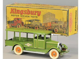This Kingsbury J.C. Penney delivery truck achieved $5,500 plus the buyer’s premium in November 2018. Image courtesy of Bertoia Auctions and LiveAuctioneers.