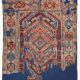 Bergama fragmentary rug, estimated at $1,000-$2,000