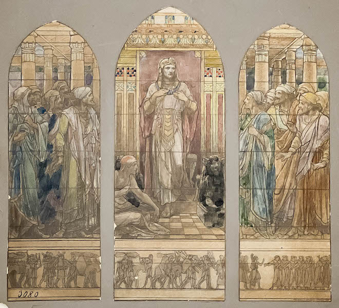 Frederick Wilson for Tiffany Studios, ‘Untitled (Studies for Stained Glass Windows),’ estimated at $2,000-$4,000 