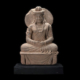 Gandharan carved-schist figure of seated Bodhisattva, circa 200 AD, 620mm x 420mm (24.4in x 165in), 48.94kg (108lbs). Provenance: collection of London gentleman, 1970s Japanese collection. Estimate £4,000-£8,000 ($5,010-$10,020). Image courtesy of Apollo Art Auctions, London