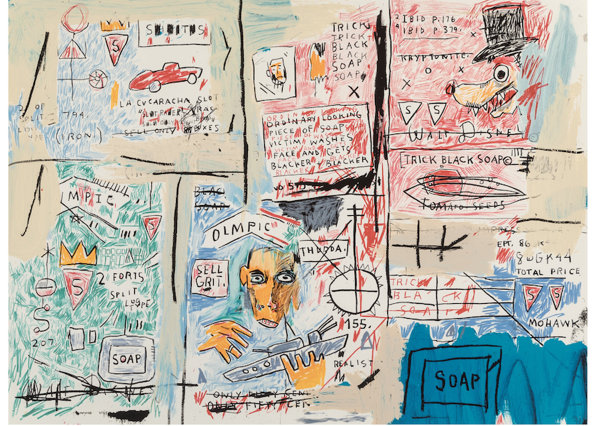 After Jean-Michel Basquiat, ‘Olympic,’ $28,750. Image courtesy of Heritage Auctions ha.com