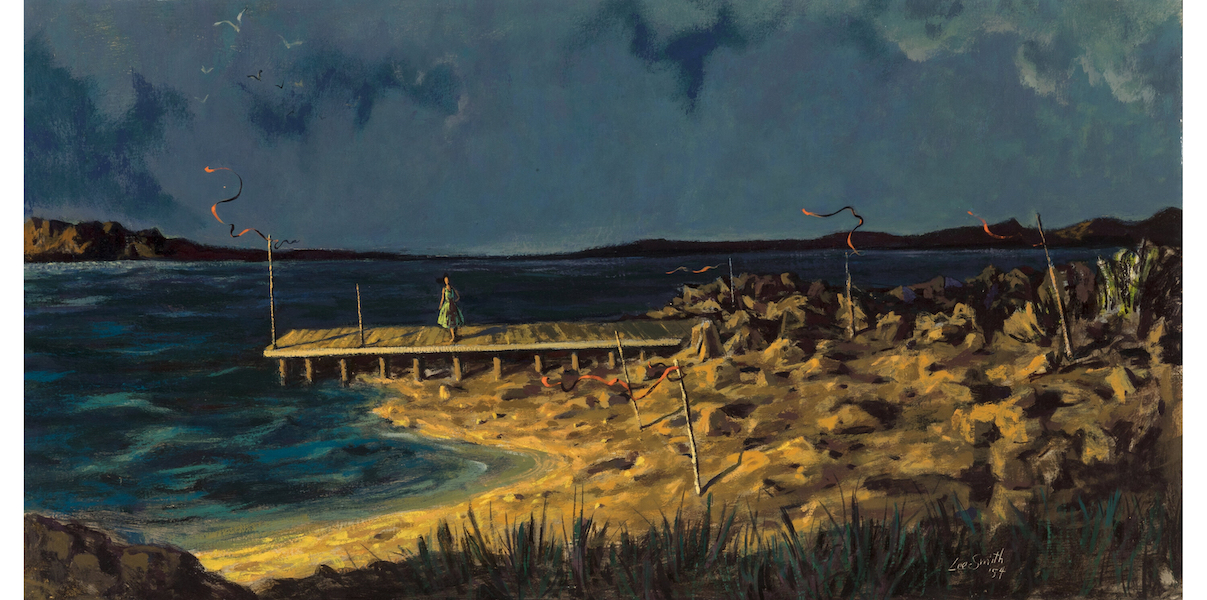 Hughie Lee-Smith, ‘Seascape,’ estimated at $80,000-$120,000. Image courtesy of Heritage Auctions, ha.com