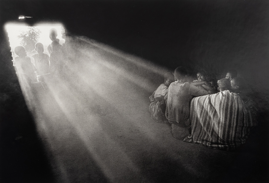 Sebastio Salgado, ‘Boys fleeing from southern Sudan to avoid being forced to fight in the civil war, heading for the refugee camps of northern Kenya, Southern Sudan, 1993,’ estimated at $4,000-$6,000. Image courtesy of Hindman