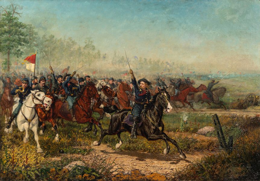 William B.T. Trego, ‘The Charge of Custer at Winchester,’ $14,490