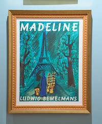 Among the works on view in the new Bemelmens Gallery at the Ocean House hotel and resort near Newport, R.I. are iconic works featuring the artist-author’s most famous creation, Madeline. Image courtesy of Ocean House
