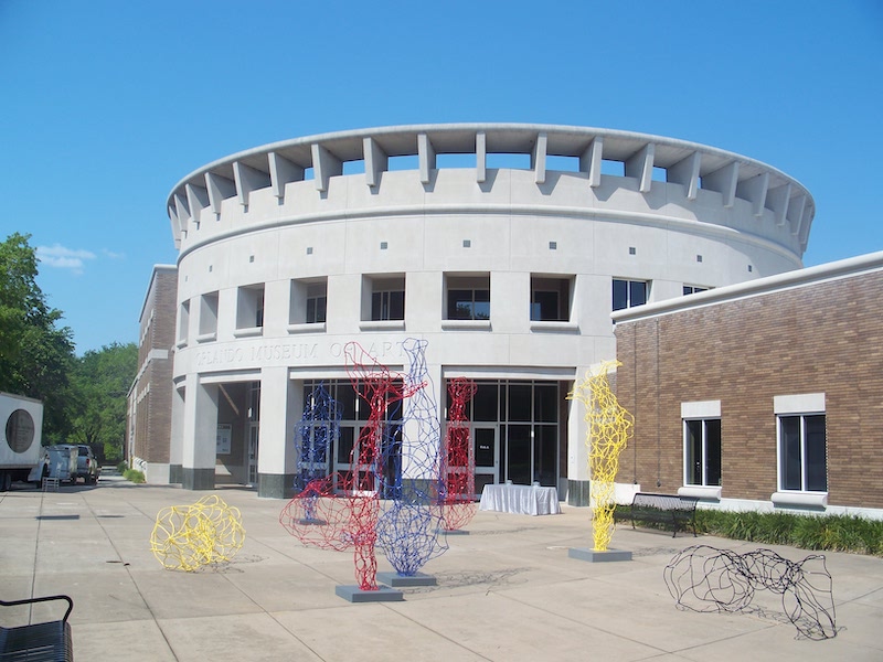 The Orlando Museum of Art in Orlando, Florida, photographed in April 2011. A former auctioneer from Los Angeles agreed to plead guilty to faking works by Jean-Michel Basquiat that were shown at the Florida museum. The paintings were subsequently seized in a federal raid in 2022. Image courtesy of Wikimedia Commons, photo credit Ebyabe. Shared under several Creative Commons Attribution-Share Alike licenses, most recently the 3.0 Unported version.