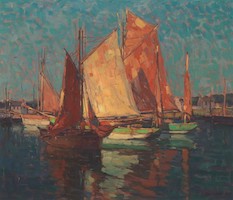 Edgar Alwin Payne, ‘Fishing Boats West Coast of France,’ estimated at $30,000-$40,000
