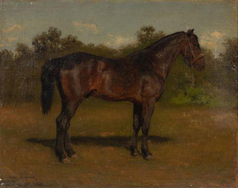 Rosa Bonheur, ‘Study of a Brown Bay Horse,’ estimated at $8,000-$12,000