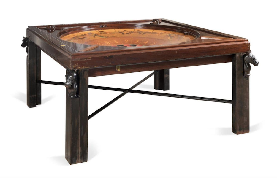 French Art Deco Le Boule gaming table by G. Caro, estimated at $30,000-$50,000