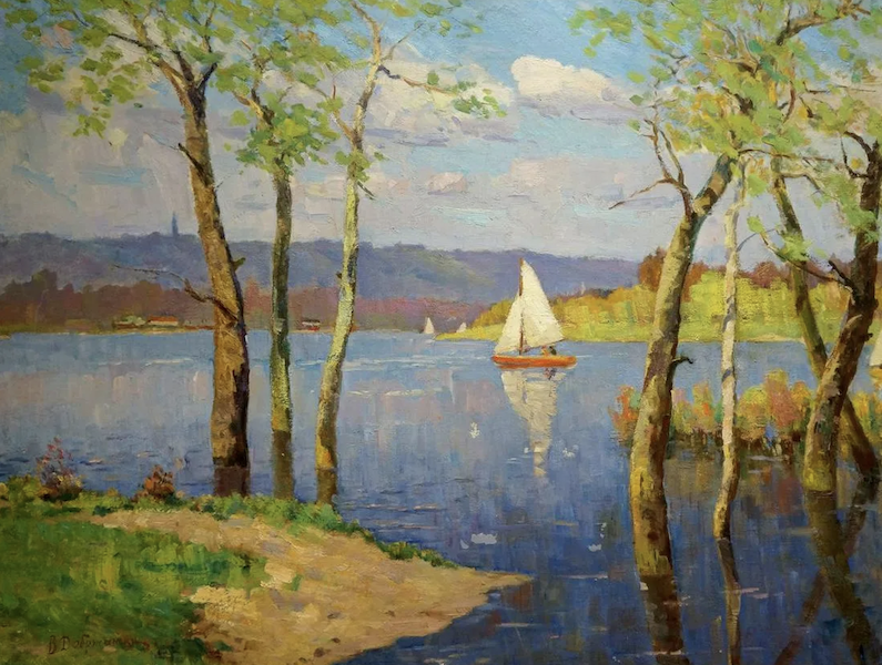Dobrzhansky Victor Mikhailovich, ‘Landscape,’ estimated at $22,575-$32,250