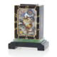 Art Deco Ostertag, Vacheron & Constantin gold, tortoise shell, mother-of-pearl, abalone pearl, jasper, jade and black onyx miniature desk clock by Vladimir Makovsky, estimated at $30,000-$50,000. Image courtesy of Doyle New York and LiveAuctioneers