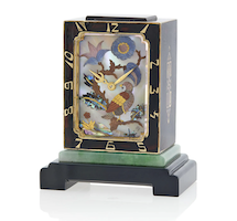 Fine Art Deco clock counting the minutes till Doyle&#8217;s Apr. 27 jewelry sale