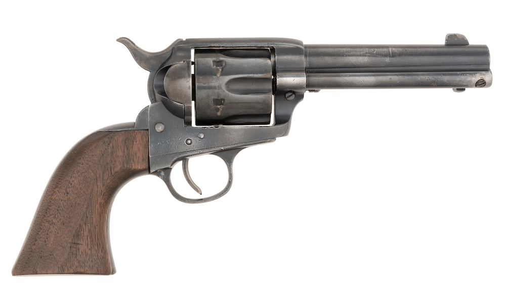 Colt single action army revolver used by Kirk Douglas in ‘The War Wagon,’ estimated at $10,000-$15,000