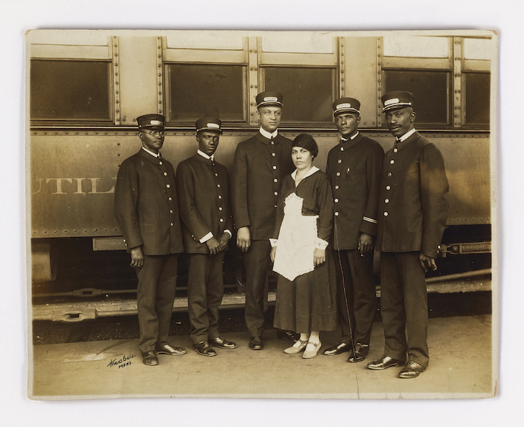 Hooks Brothers, ‘Pullman Porters,’ undated silver emulsion photograph. Smithsonian American Art Museum, the Dr. Robert L. Drapkin collection, museum purchase through the Luisita L. and Franz H. Denghausen endowment, TL-20-2022-114 