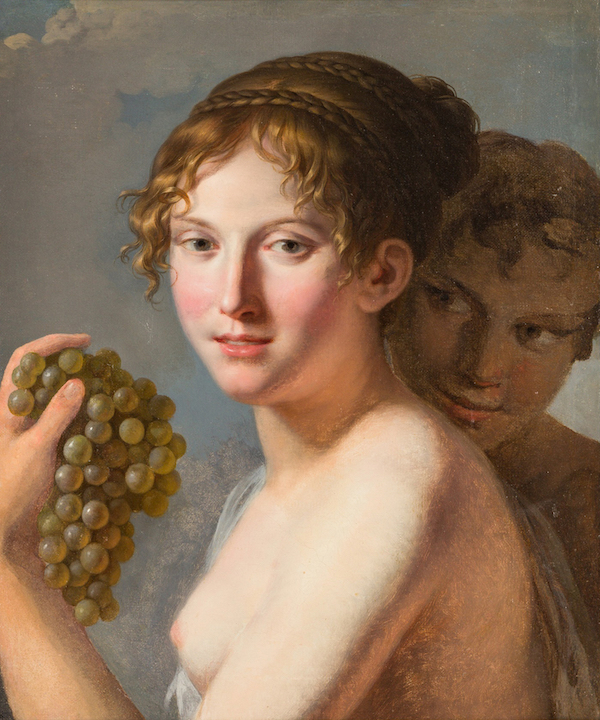 Among the works by female artists at Chiswick Auctions on April 12 is ‘Nymph and Satyr’ by Marie-Francoise-Constance La Mariniere Mayer, estimated at £2,000-£3,000. 