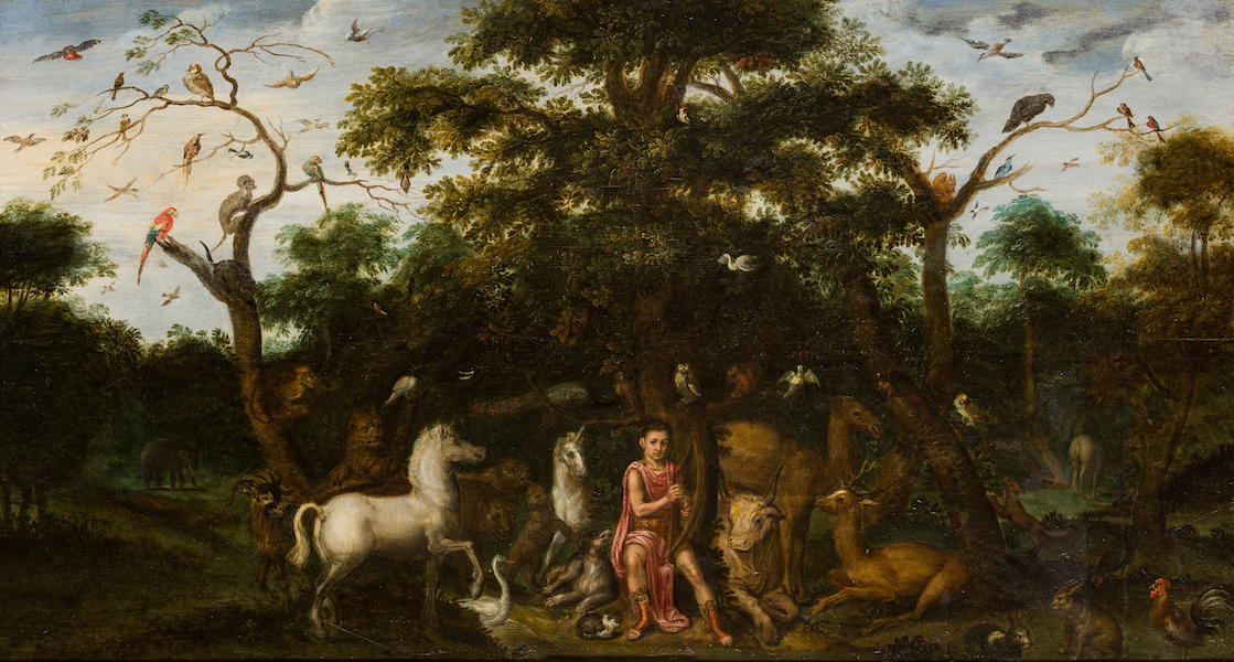 This oil on panel depicting a scene of Orpheus charming the animals, attributed to Gillis Coignet, is among the highlights of Chiswick’s April 12 auction. The painting is estimated at £4,000-£6,000. 