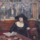 Albert Andre, ‘Woman in Cafe,’ estimated at $8,000-$12,000. Image courtesy of Auctions at Showplace