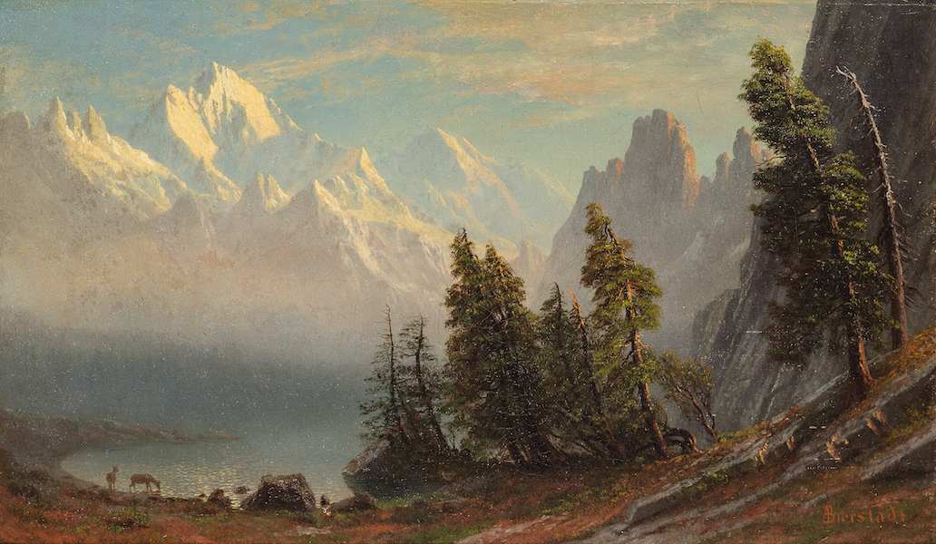 Albert Bierstadt, ‘Untitled Landscape,’ $75,600. Image courtesy of Hindman