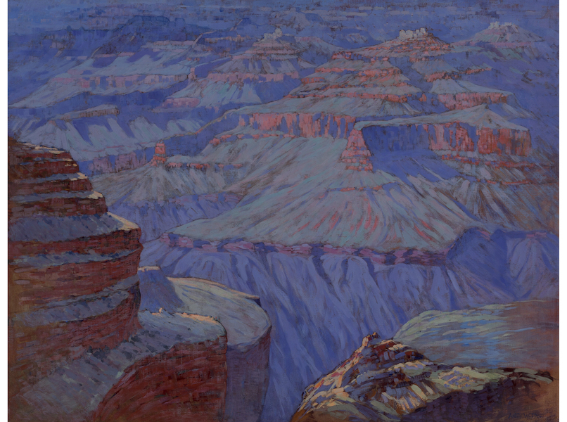 Arthur Wesley Dow, ‘Cosmic Cities, Grand Canyon of Arizona,’ $375,000. Image courtesy of Heritage Auctions, ha.com