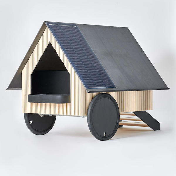 Second-place Goodwoof Barkitecture design honors went to Sebastian Conran & Partners’ Bowowhaus, which Bonhams auctioned for charity for £3,200 (about $3,900). Image courtesy of Bonhams