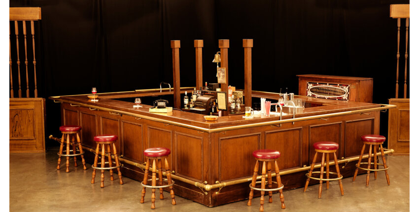 ‘Cheers’ bar counter, estimated at $100,000-$200,000. Image courtesy of Heritage Auctions, ha.com