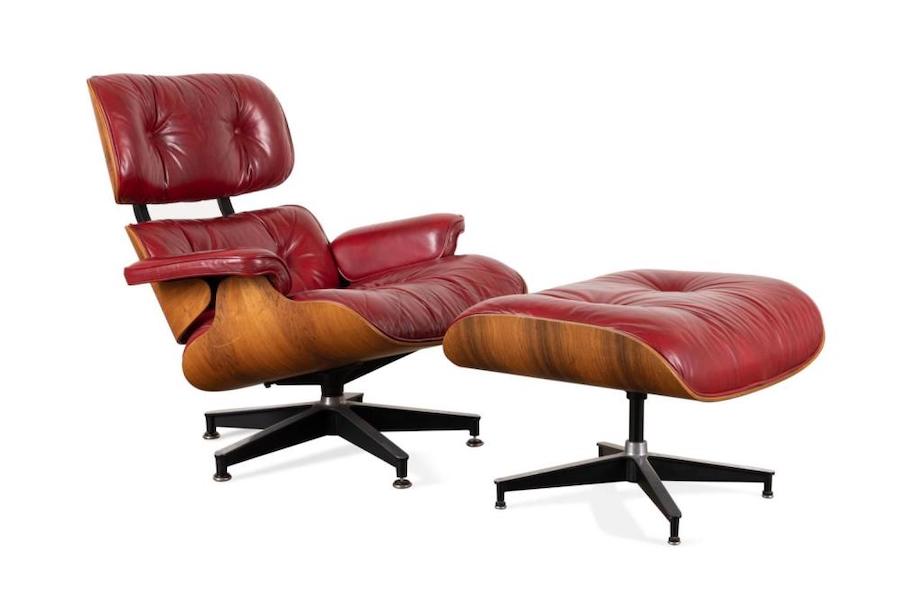 Eames for Herman Miller 670 and 671 lounge chair and ottoman, $6,665