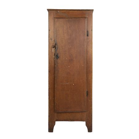18th-century Joliette, Quebec bonnetiere, or single-door cupboard, CA$11,800