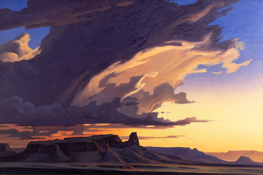 Ed Mell, ‘Vaulting Clouds,’ $69,300. Image courtesy of Hindman