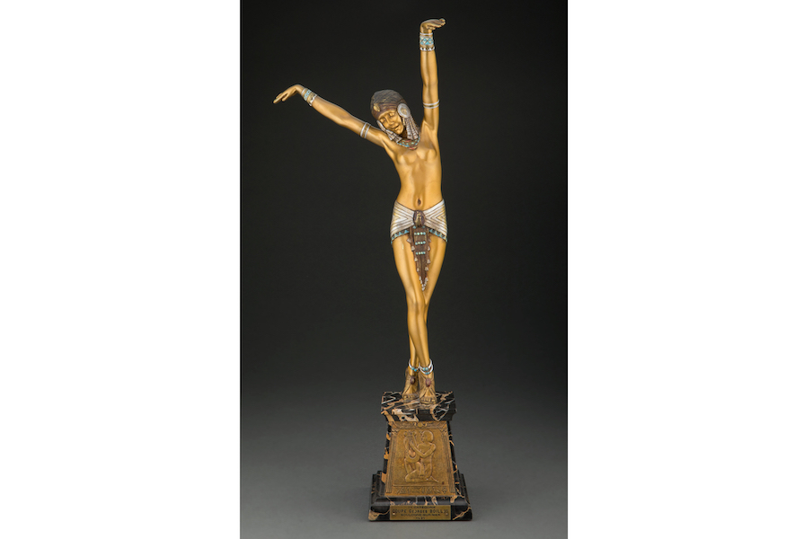 Demetre Chiparus, ‘Egyptian Dancer,’ estimated at $10,000-$15,000. Image courtesy of Heritage Auctions, ha.com